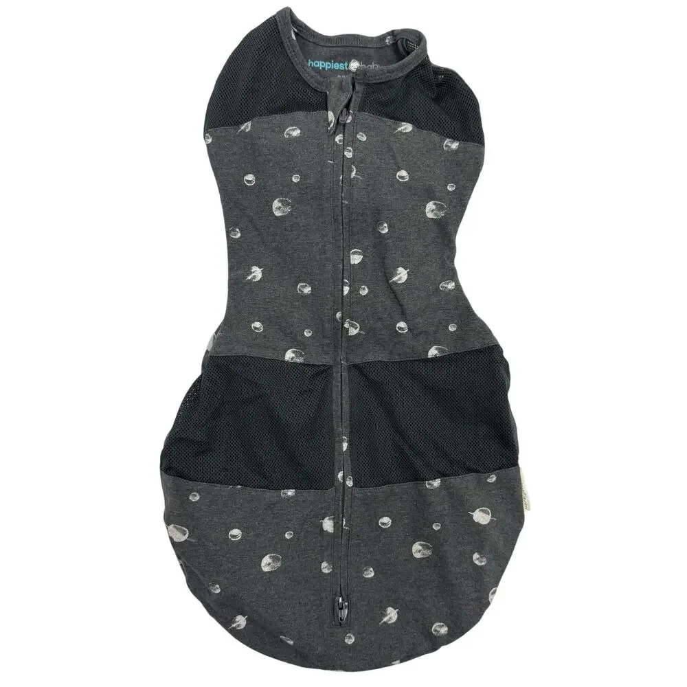 Sleepea 5-Second Baby Swaddle Charcoal Planets Size Small
